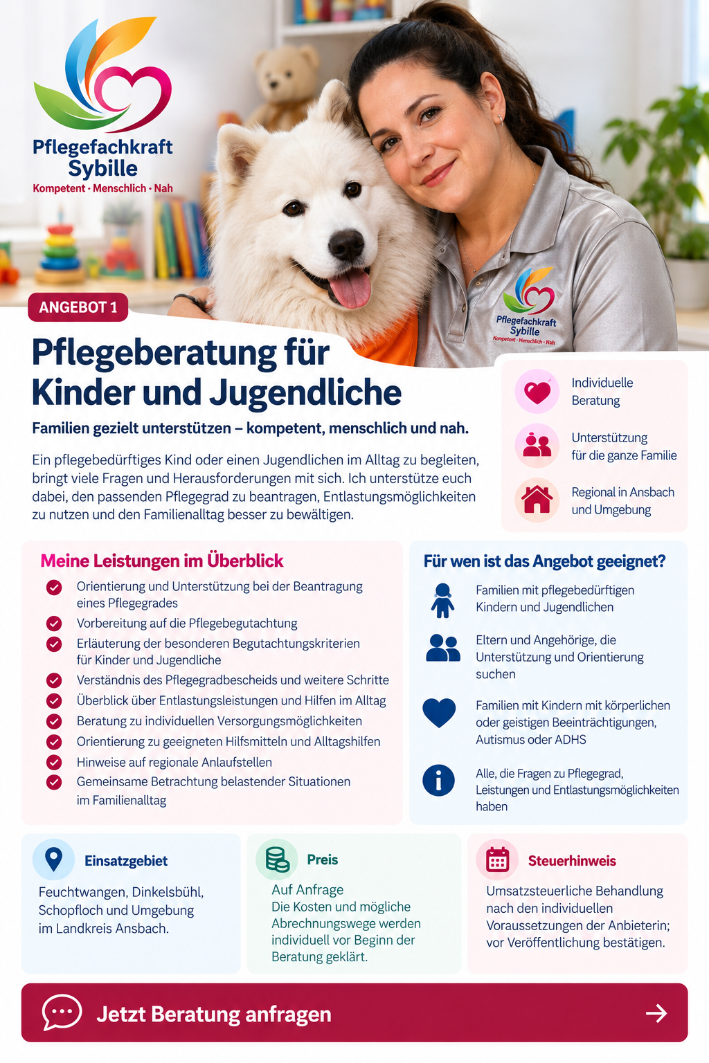 Pflegeberatung für Kinder und Jugendliche – Familien stärken